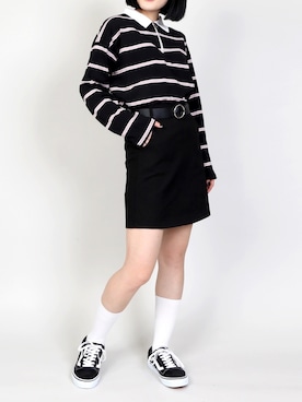 「ラガーシャツ」｜DING_officialさん（レディース・160cm）の秋コーディネート