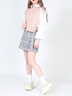 「DING（ディング）のアイテム」を使った、DING_officialさん（レディース・159cm）の春コーディネート