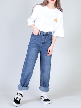 「DING（ディング）のアイテム」を使った、DING_officialさん（レディース・159cm）の春コーディネート