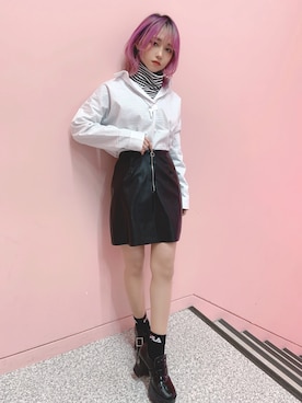 「DING（ディング）のアイテム」を使った、DING_officialさん（レディース・151cm）の春コーディネート