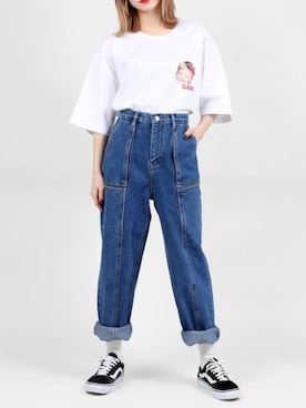 「DING（ディング）のアイテム」を使った、DING_officialさん（レディース・159cm）の春コーディネート