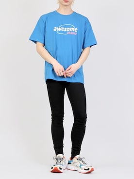 「DING（ディング）のアイテム」を使った、DING_officialさん（レディース・176cm）の夏コーディネート