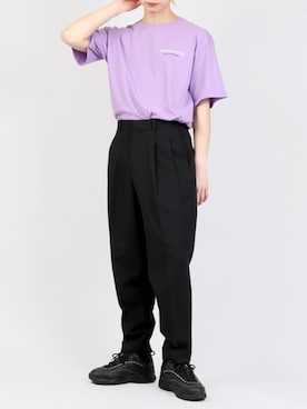 「バックプリント」｜DING_officialさん（メンズ・176cm）の夏コーディネート