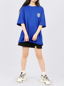 「バックプリント」｜DING_officialさん（レディース・159cm）の夏コーディネート