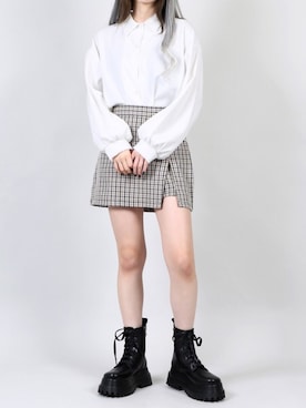 「DING（ディング）のアイテム」を使った、DING_officialさん（レディース・159cm）の秋コーディネート