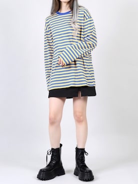 「DING（ディング）のアイテム」を使った、DING_officialさん（レディース・159cm）の秋コーディネート