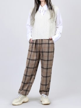 「DING（ディング）のアイテム」を使った、DING_officialさん（レディース・159cm）の秋コーディネート