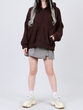 「DING（ディング）のアイテム」を使った、DING_officialさん（レディース・159cm）の冬コーディネート