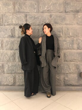 miyamoto sachiさん（レディース・160cm）の秋コーディネート