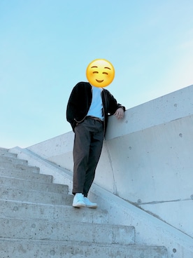 じまくん@うぇありすたさん(メンズ・172cm)の春コーディネート