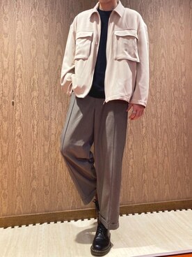 「UNIQLO（ユニクロ）の50色ソックス（消臭機能付き）（ソックス/靴下）」を使った、じまくん@うぇありすたさん（メンズ・170cm）の春コーディネート