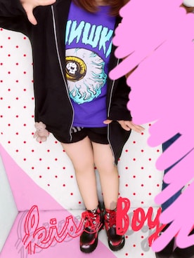 「ALGONQUINS（アルゴンキン）のアイテム（パンツ）」を使った、satoedakoさん（レディース・157cm）の春コーディネート
