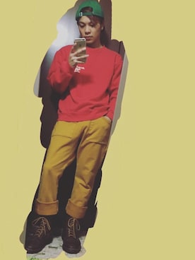 「bexist（ベグジット）のアイテム」を使った、Tomoさん（メンズ・163cm）の秋コーディネート