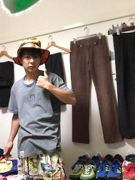 「静岡」｜「アイテム（その他）」を使った、Tomoさん（メンズ・163cm）の夏コーディネート