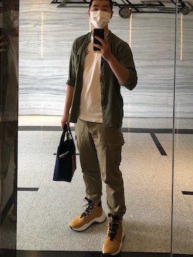 Mark HUANGさん（メンズ・170cm）の秋コーディネート