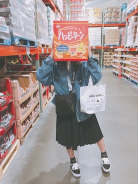 「MILKFED.」｜「アイテム（デニムジャケット）」を使った、konoさん（レディース・158cm）の夏コーディネート