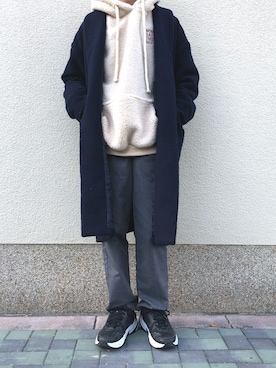 シャギーロングガウンコートを使ったメンズコーディネート一覧 Wear