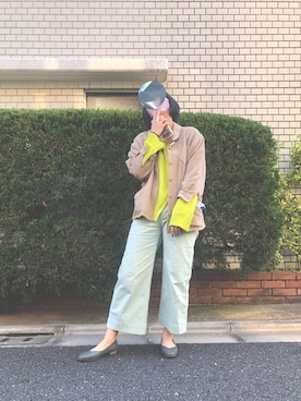 「おうちスタイル」｜「アイテム（ブルゾン）」を使った、KAIさん（レディース・165cm）の春コーディネート