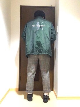 「Calvin Klein（カルバン・クライン）のアイテム（その他アウター）」を使った、WEARISTAさん（メンズ・165cm）の冬コーディネート