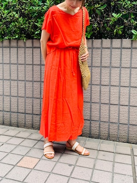 「abahouse」｜「アイテム（ワンピース/ドレス）」を使った、yamaさん（レディース・155cm）の夏コーディネート
