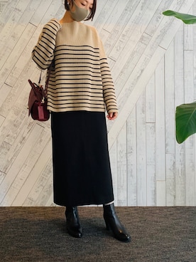 「PotioR（ポティオール）のアイテム」を使った、yamaさん（レディース・155cm）の秋コーディネート