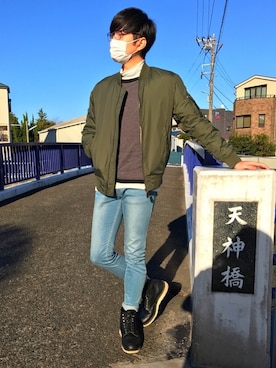 あたるさん（メンズ・178cm）の冬コーディネート