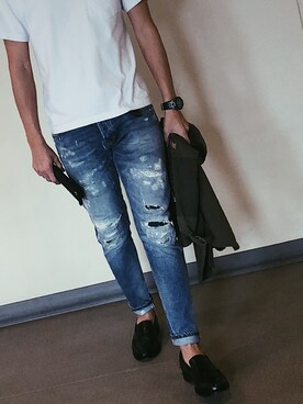 SIVIGLIA（シビリア）の「SIVIGLIA / DENIM LAB ハードダメージ デニム（デニムパンツ）」 - WEAR