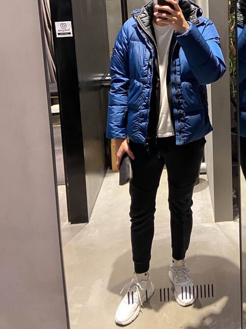 16 95 Stone Islandのダウンジャケット コートを使ったコーディネート Wear