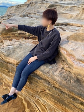 「Diego Bellini（ディエゴベリーニ）のアイテム」を使った、マッシュさん（レディース・162cm）の秋コーディネート