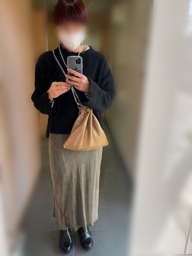 マッシュさん（レディース・162cm）の冬コーディネート