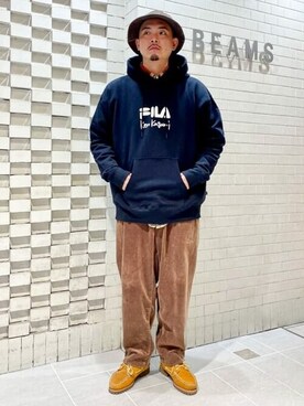 Fila フィラ のパーカーを使ったメンズ人気ファッションコーディネート Wear