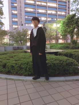 「トロエントープ」｜「アイテム（ジャケット/アウター）」を使った、ponさん（メンズ・173cm）の秋コーディネート