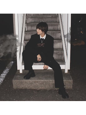「ボーイッシュ」｜わかめ。さん（メンズ・173cm・20代）の冬コーディネート