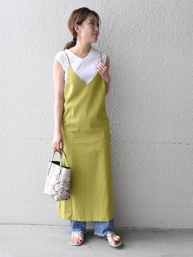 「キャミソールワンピース」｜furukimiさん（レディース・158cm）の春コーディネート