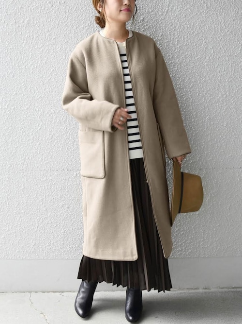 SHIPS any（シップス エニィ）の「SHIPS any: ノーカラー パイピング