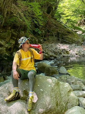 「Battenwear（バテンウエア）のアイテム」を使った、Masatoさん（メンズ・176cm）の夏コーディネート