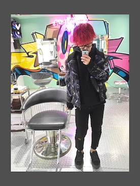 「puma by rhianna」｜tomohiro nomuraさん（メンズ・162cm）の冬コーディネート