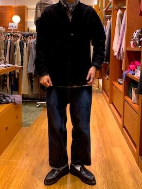 牛たたき¥280さん（メンズ・170cm）の秋コーディネート