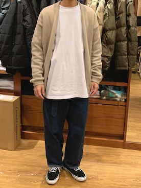 牛たたき¥280さん（メンズ・170cm）の秋コーディネート