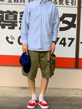 牛たたき¥280さん（メンズ・170cm）の春コーディネート