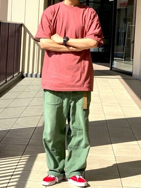 牛たたき¥280さん（メンズ・170cm）の春コーディネート