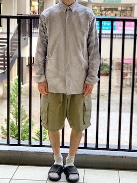 牛たたき¥280さん（メンズ・170cm）の夏コーディネート