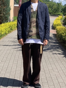 牛たたき¥280さん（メンズ・170cm）の夏コーディネート