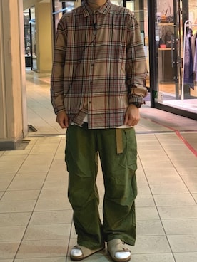 牛たたき¥280さん（メンズ・170cm）の秋コーディネート