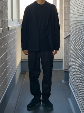 牛たたき¥280さん（メンズ・170cm）の冬コーディネート