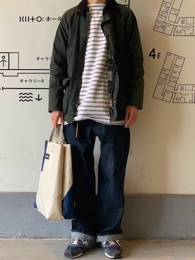 「ORCIVAL（オーシバル）のアイテム」を使った、牛たたき¥280さん（メンズ・170cm）の冬コーディネート