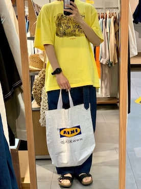 「エコバッグ」｜牛たたき¥280さん（メンズ・170cm）の夏コーディネート