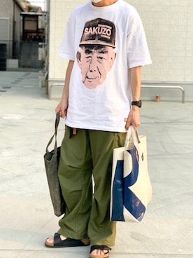 牛たたき¥280さん(メンズ・170cm)の夏コーディネート