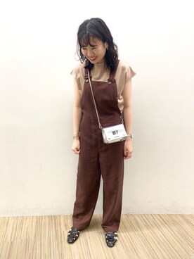 福村綾さん(レディース・160cm)の夏コーディネート