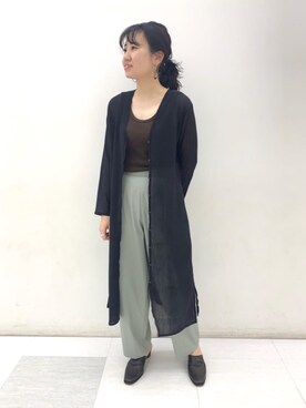 福村綾さん（レディース・160cm）の夏コーディネート